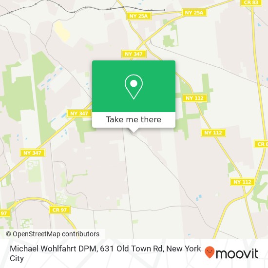Mapa de Michael Wohlfahrt DPM, 631 Old Town Rd