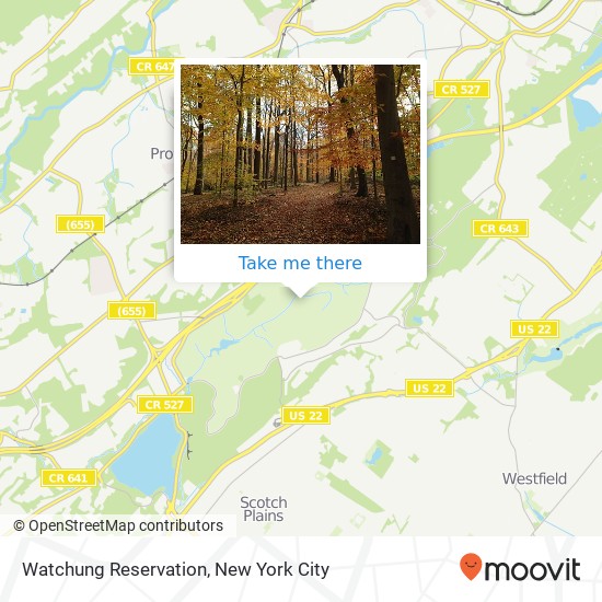 Watchung Reservation, Watchung Reservation, Historic Trail, Mountainside, NJ 07092, USA map