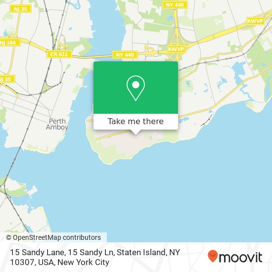 15 Sandy Lane, 15 Sandy Ln, Staten Island, NY 10307, USA map