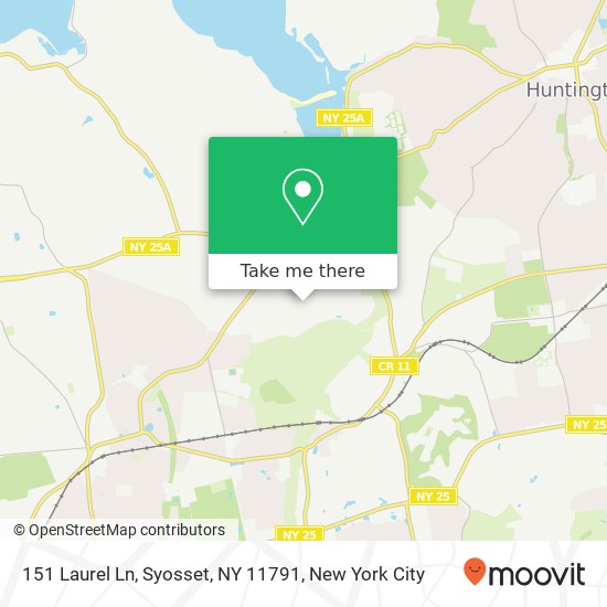 151 Laurel Ln, Syosset, NY 11791 map