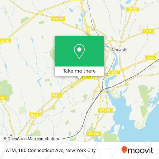 Mapa de ATM, 180 Connecticut Ave