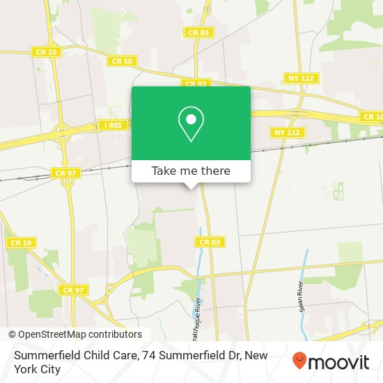 Summerfield Child Care, 74 Summerfield Dr map