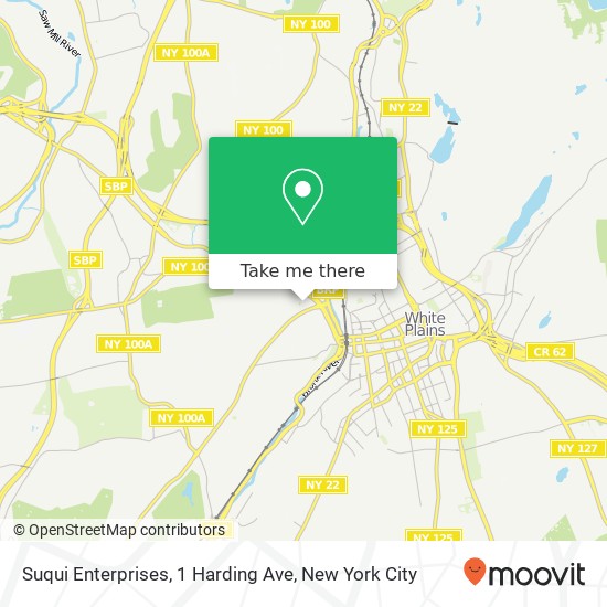 Mapa de Suqui Enterprises, 1 Harding Ave
