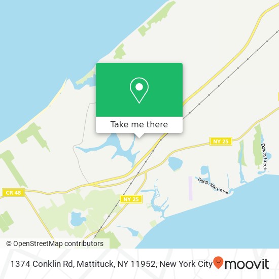 1374 Conklin Rd, Mattituck, NY 11952 map