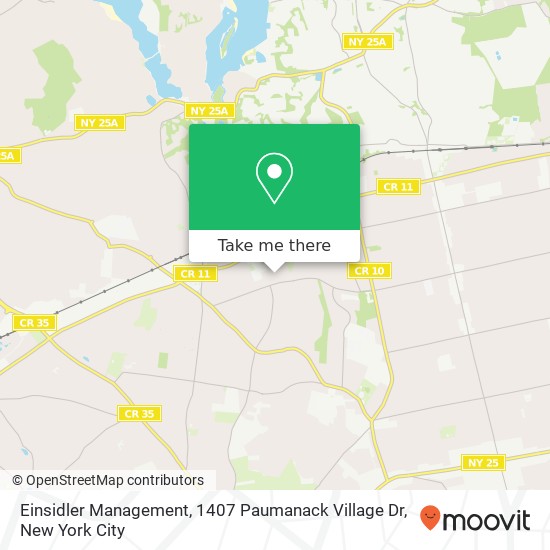 Einsidler Management, 1407 Paumanack Village Dr map