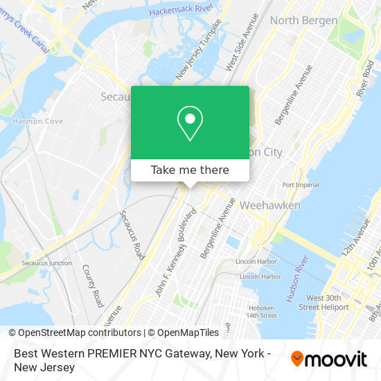 Mapa de Best Western PREMIER NYC Gateway