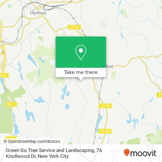 Green Go Tree Service and Landscaping, 76 Knollwood Dr map