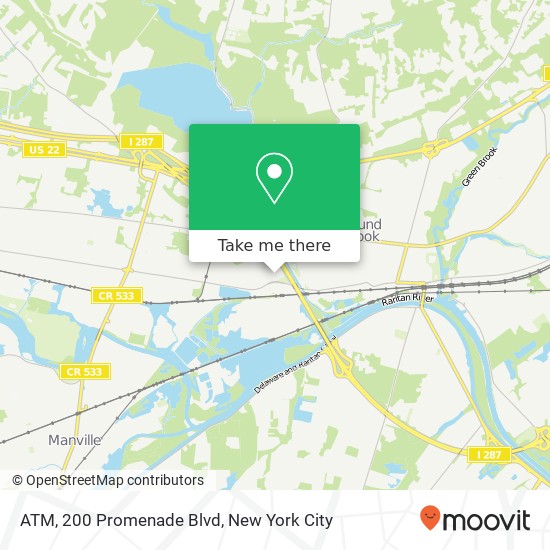 Mapa de ATM, 200 Promenade Blvd