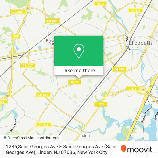 1286,Saint Georges Ave E Saint Georges Ave (Saint Georges Ave), Linden, NJ 07036 map