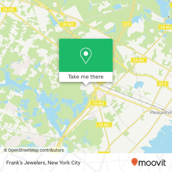 Frank's Jewelers, Egg Harbor, NJ 08234 map