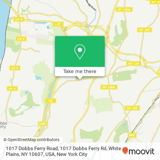 1017 Dobbs Ferry Road, 1017 Dobbs Ferry Rd, White Plains, NY 10607, USA map
