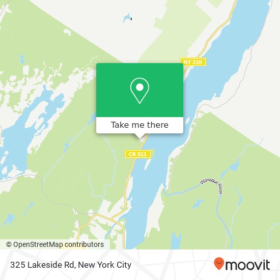 Mapa de 325 Lakeside Rd, Hewitt (GREENWOOD LAKE), NJ 07421
