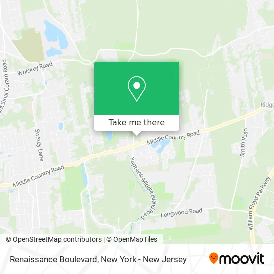 Renaissance Boulevard map