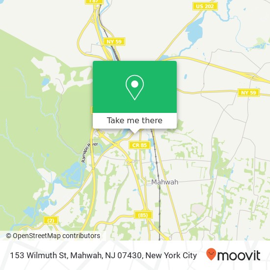 153 Wilmuth St, Mahwah, NJ 07430 map