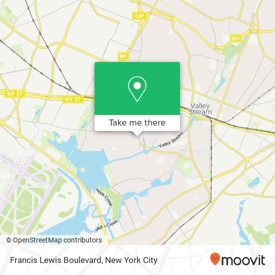 Mapa de Francis Lewis Boulevard, Francis Lewis Blvd & 147th Dr, Rosedale, NY 11422, USA