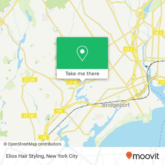 Mapa de Elios Hair Styling, 18 Tunxis Hill Rd