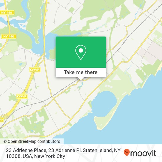 23 Adrienne Place, 23 Adrienne Pl, Staten Island, NY 10308, USA map