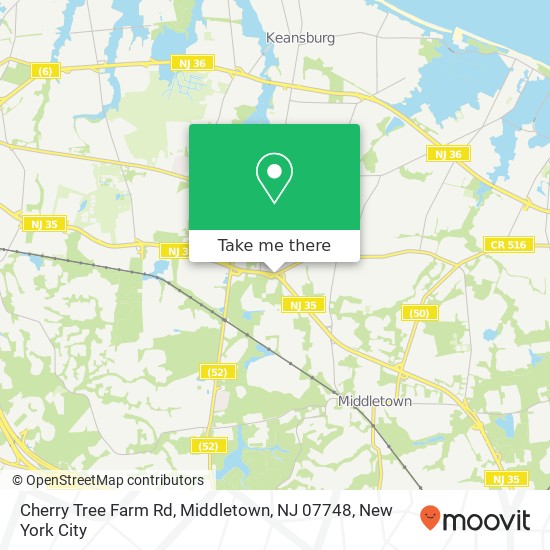 Cherry Tree Farm Rd, Middletown, NJ 07748 map