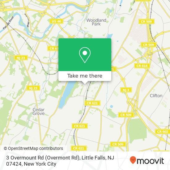 3 Overmount Rd (Overmont Rd), Little Falls, NJ 07424 map