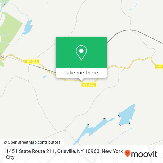 Mapa de 1451 State Route 211, Otisville, NY 10963