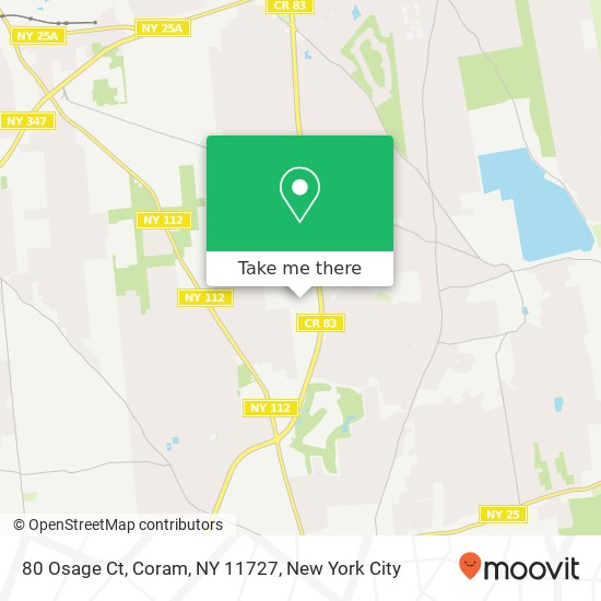 80 Osage Ct, Coram, NY 11727 map