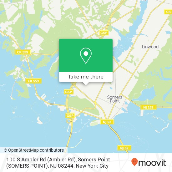 100 S Ambler Rd (Ambler Rd), Somers Point (SOMERS POINT), NJ 08244 map