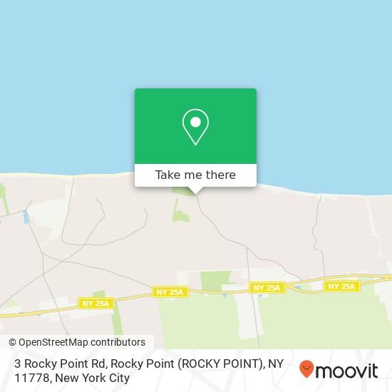 3 Rocky Point Rd, Rocky Point (ROCKY POINT), NY 11778 map
