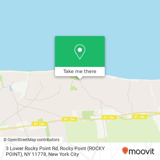 3 Lower Rocky Point Rd, Rocky Point (ROCKY POINT), NY 11778 map