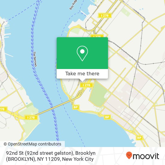 92nd St (92nd street gelston), Brooklyn (BROOKLYN), NY 11209 map
