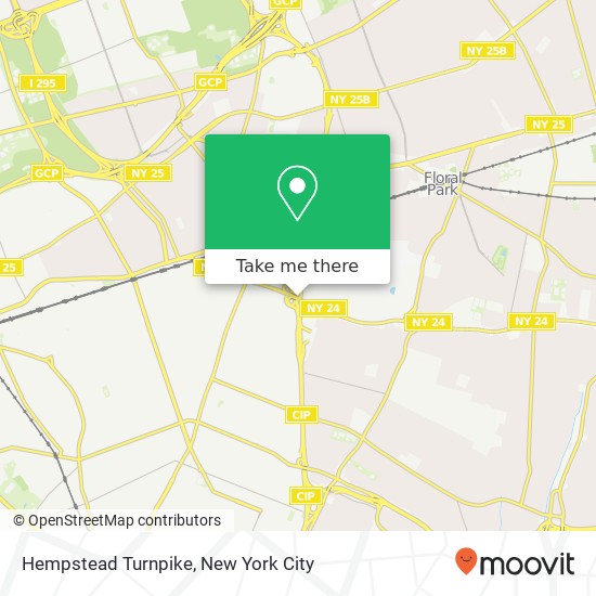 Hempstead Turnpike map