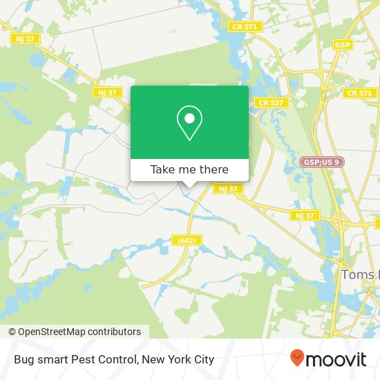 Mapa de Bug smart Pest Control, 730 Jamaica Blvd