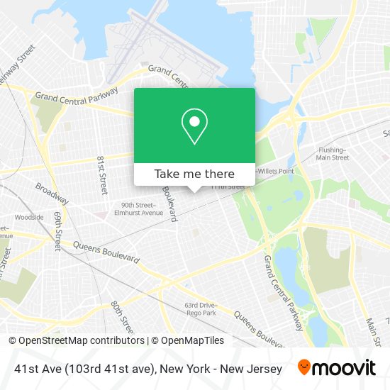 Mapa de 41st Ave (103rd 41st ave)