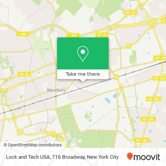 Lock and Tech USA, 716 Broadway map