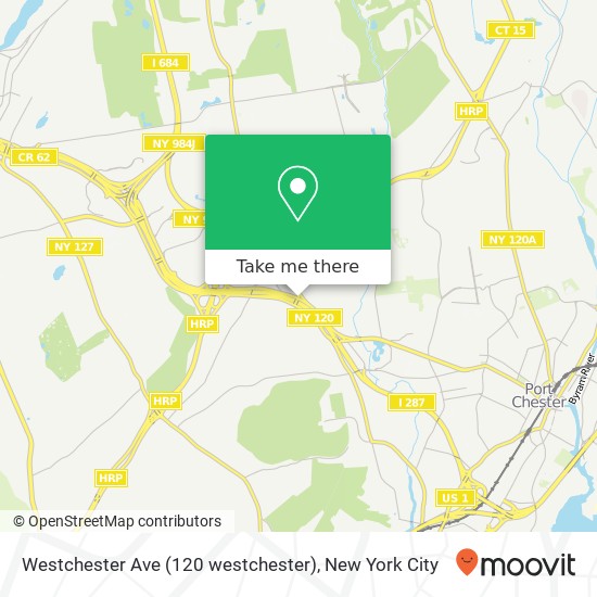 Mapa de Westchester Ave (120 westchester), Purchase, NY 10577