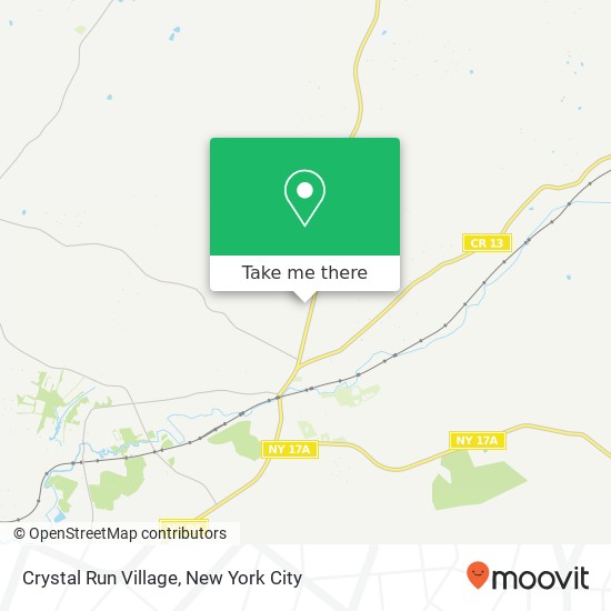 Crystal Run Village map