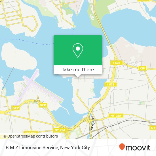 B M Z Limousine Service map