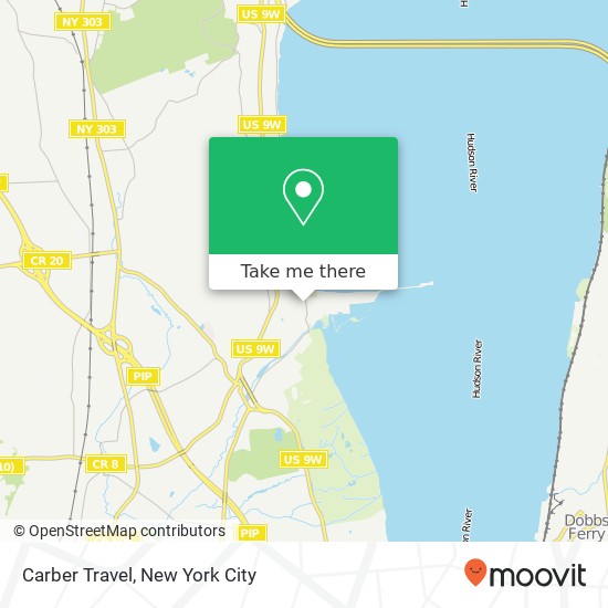 Carber Travel map