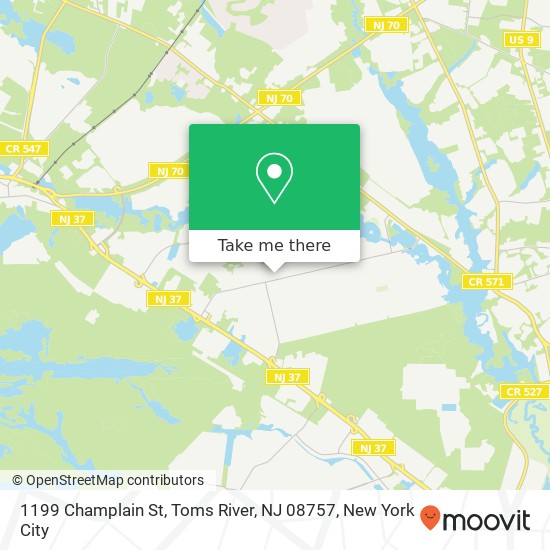 1199 Champlain St, Toms River, NJ 08757 map