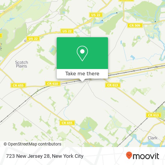 Mapa de 723 New Jersey 28