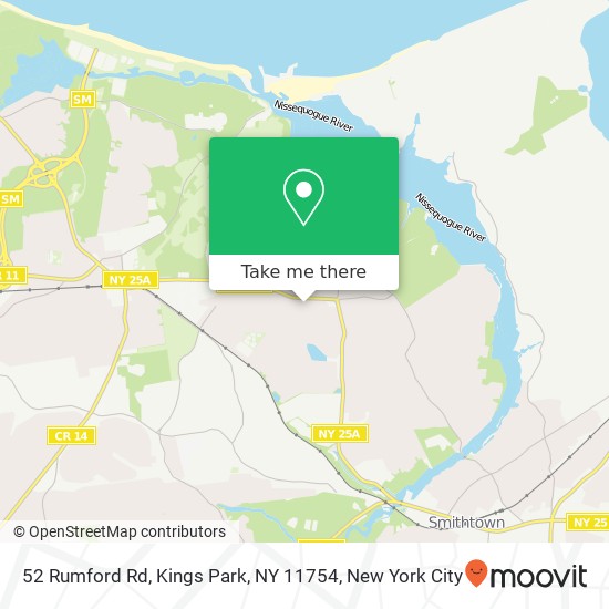 52 Rumford Rd, Kings Park, NY 11754 map