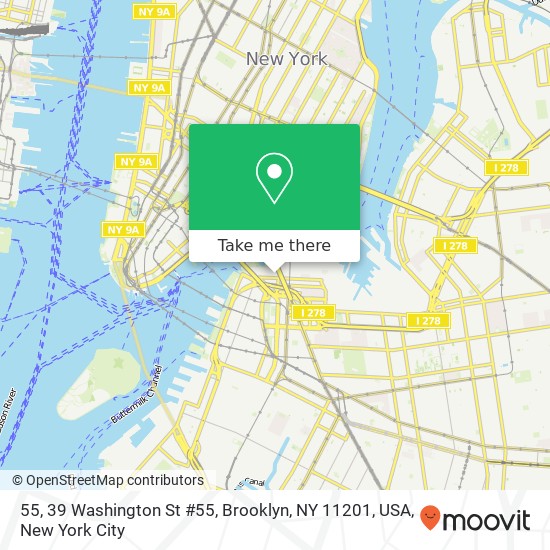 55, 39 Washington St #55, Brooklyn, NY 11201, USA map