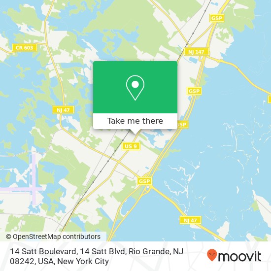 14 Satt Boulevard, 14 Satt Blvd, Rio Grande, NJ 08242, USA map