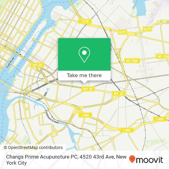 Mapa de Changs Prime Acupuncture PC, 4520 43rd Ave