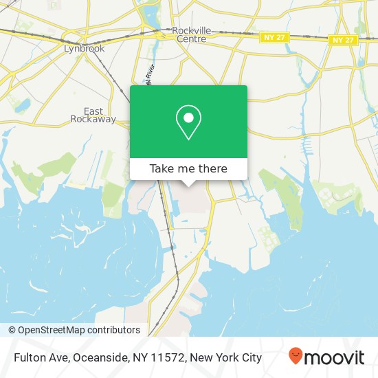 Mapa de Fulton Ave, Oceanside, NY 11572