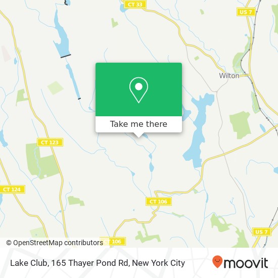 Mapa de Lake Club, 165 Thayer Pond Rd