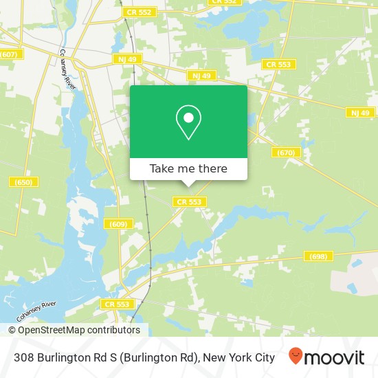 308 Burlington Rd S (Burlington Rd), Bridgeton, NJ 08302 map