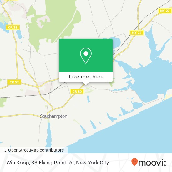 Mapa de Win Koop, 33 Flying Point Rd