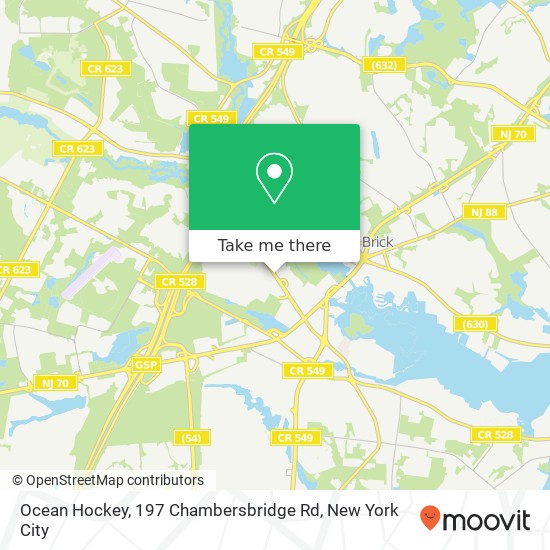 Ocean Hockey, 197 Chambersbridge Rd map