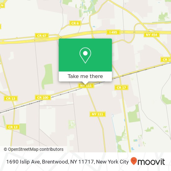1690 Islip Ave, Brentwood, NY 11717 map