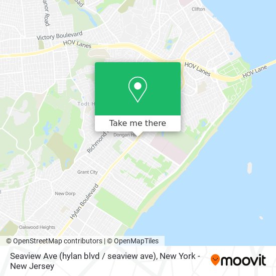 Mapa de Seaview Ave (hylan blvd / seaview ave)